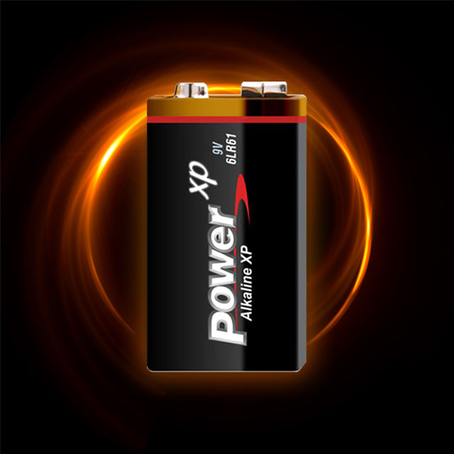9V Alkaline Battery with More Power